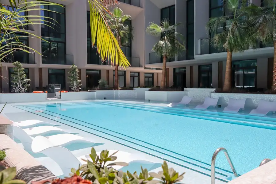 Serene Studio with Private Terrace in JVC, Dubai