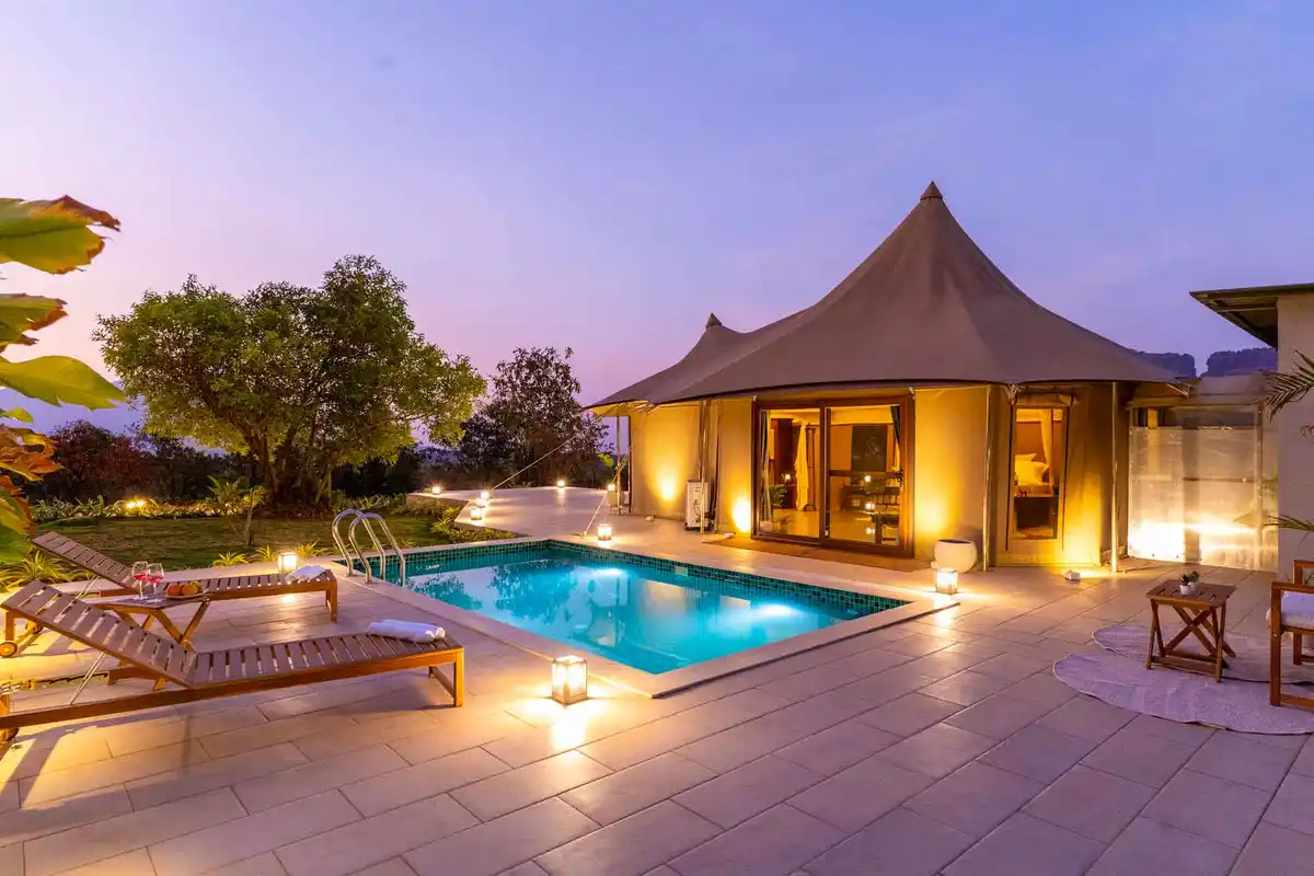 Simba @ Masava - Luxury Tents, Lonavala