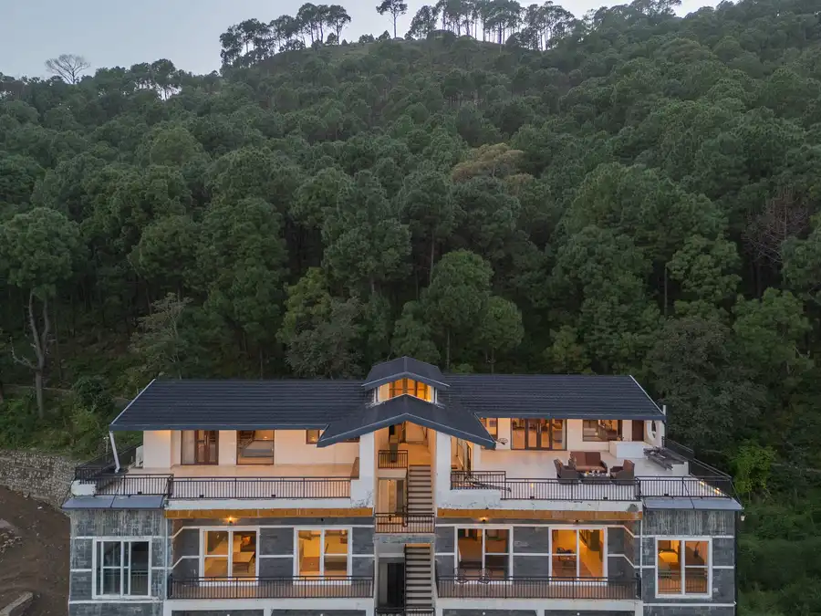 Terrasse de Raga Rooftop Penthouse, Kasauli