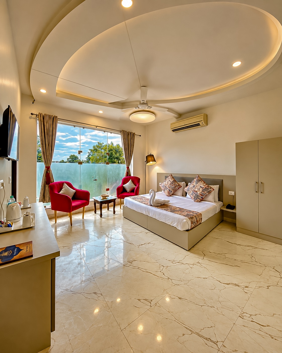 The Neeraj River Forest Resort Wellness Center Room