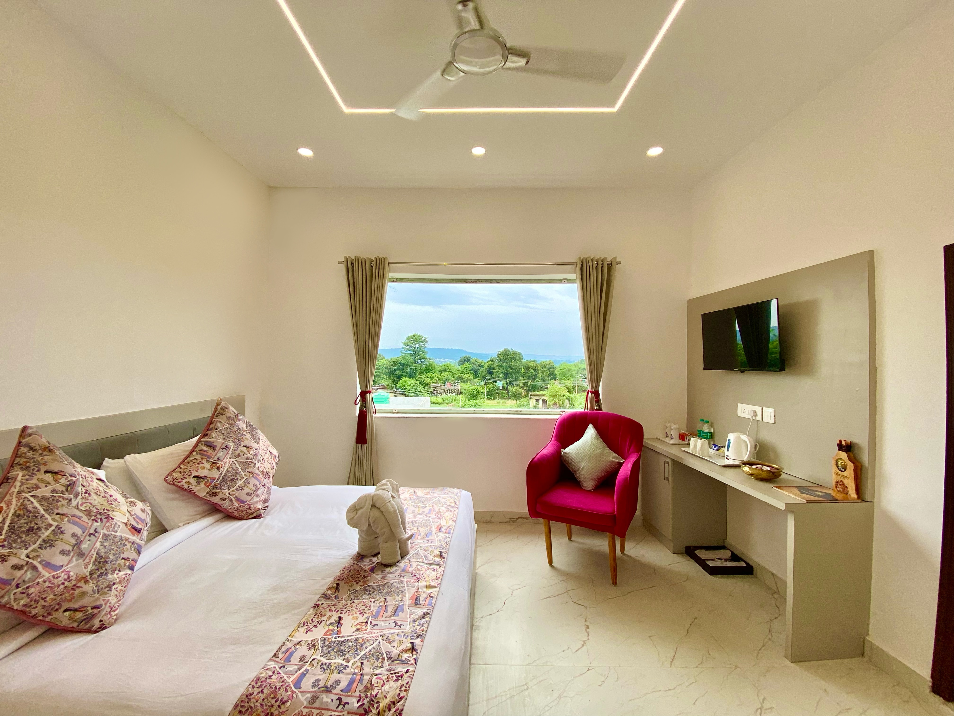 The Neeraj River Forest Resort Wellness Center Room