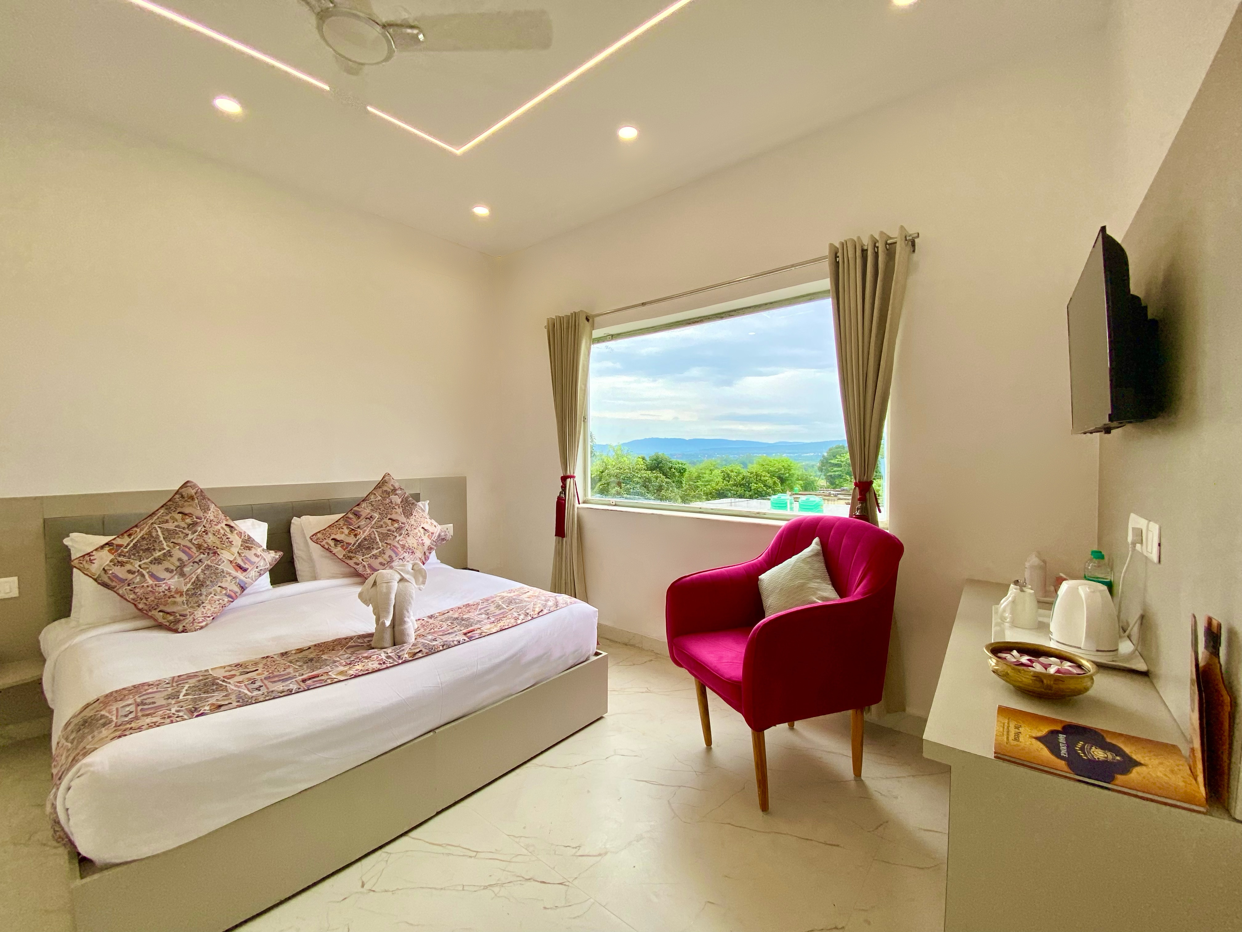 The Neeraj River Forest Resort Wellness Center Room