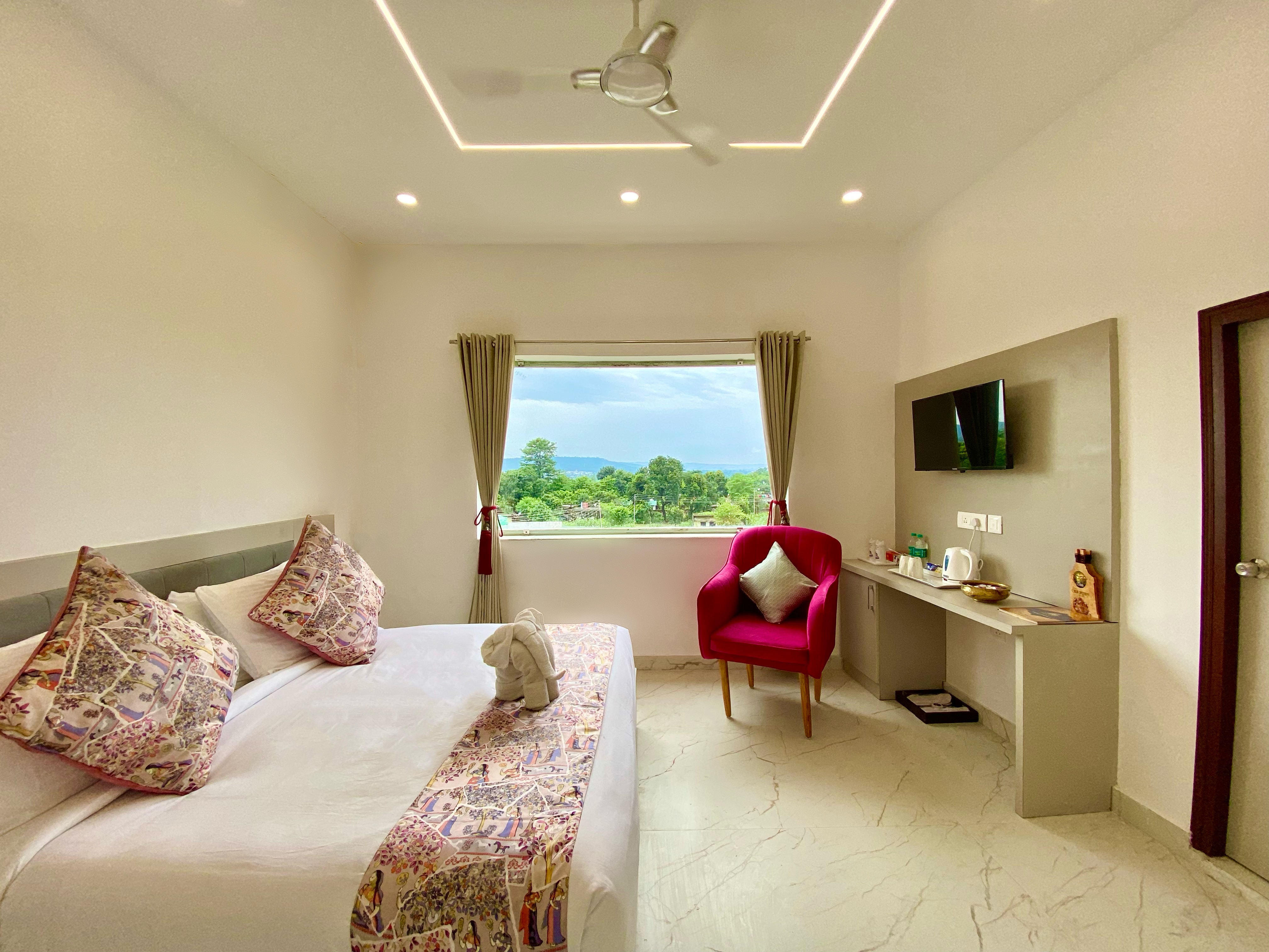 The Neeraj River Forest Resort Wellness Center Room
