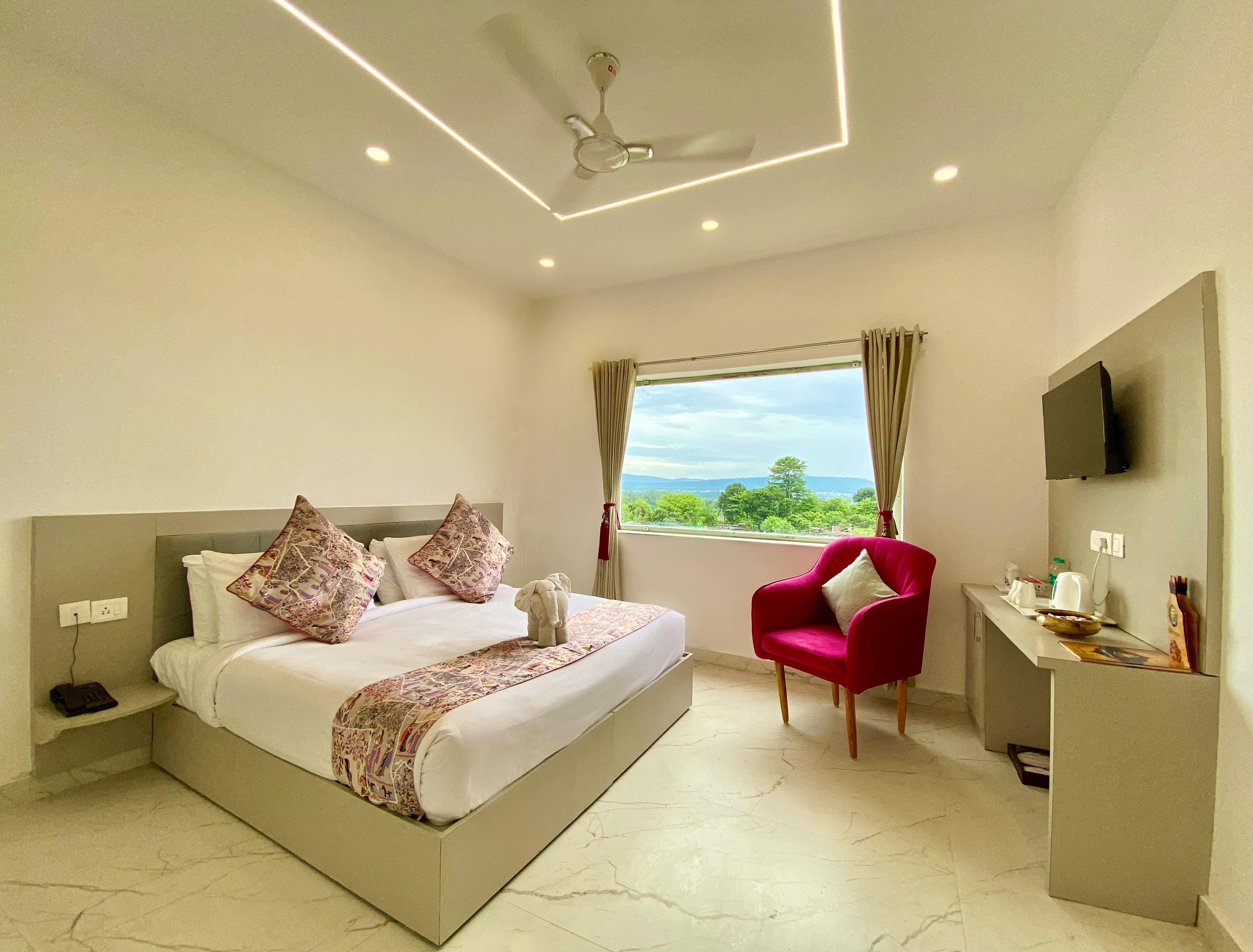 The Neeraj River Forest Resort Wellness Center Room