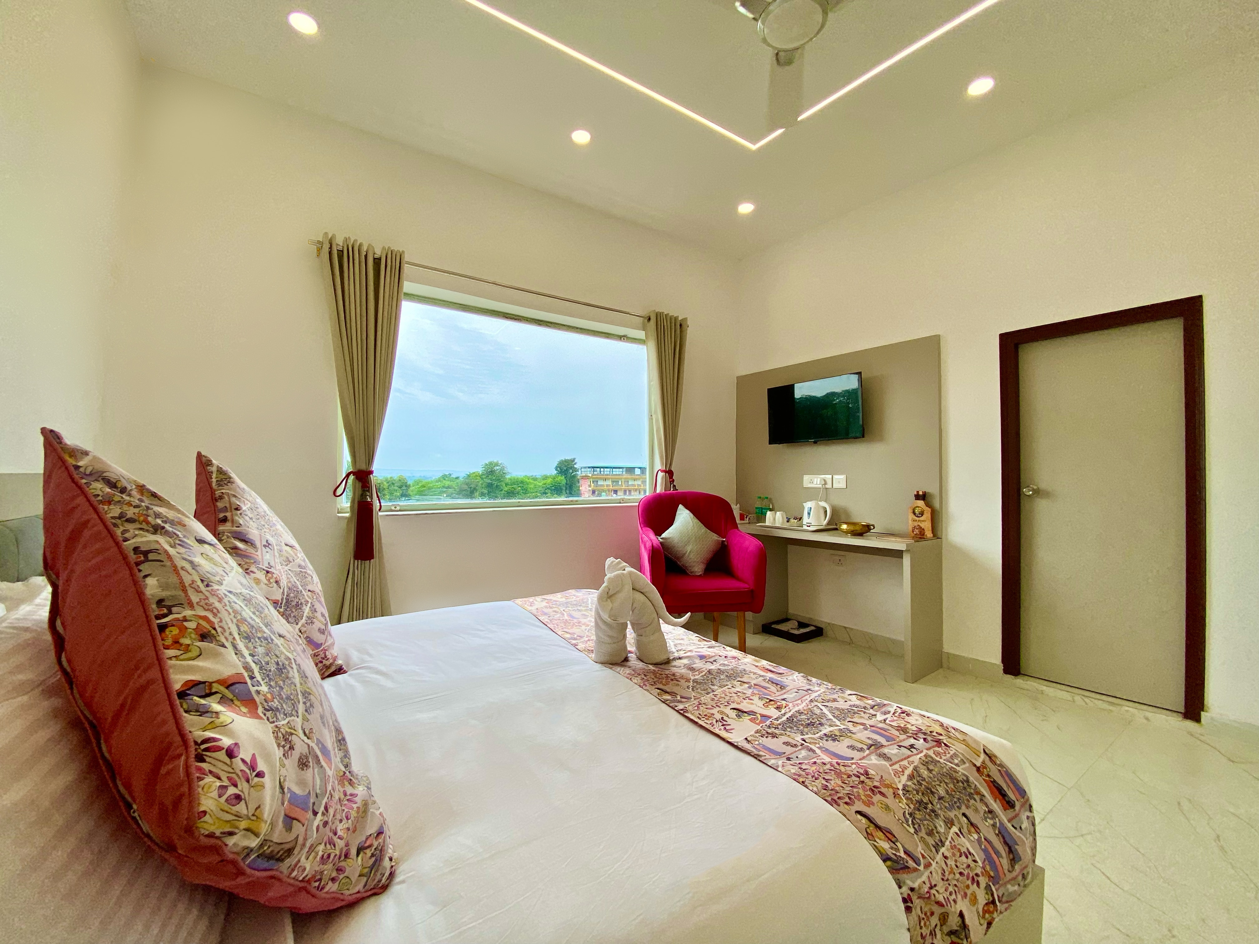The Neeraj River Forest Resort Wellness Center Room