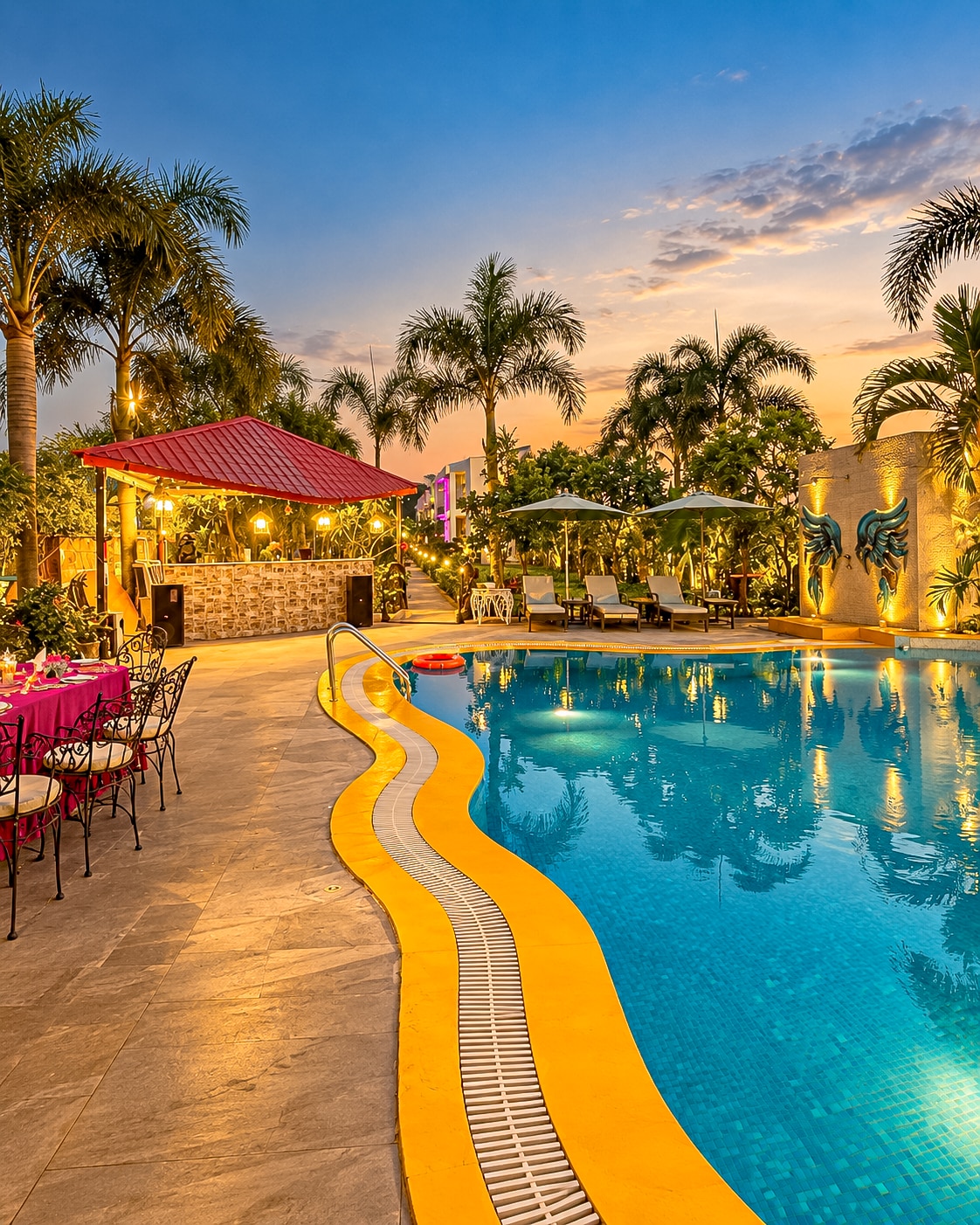 The Neeraj River Forest Resort Wellness Center Swimming Pool