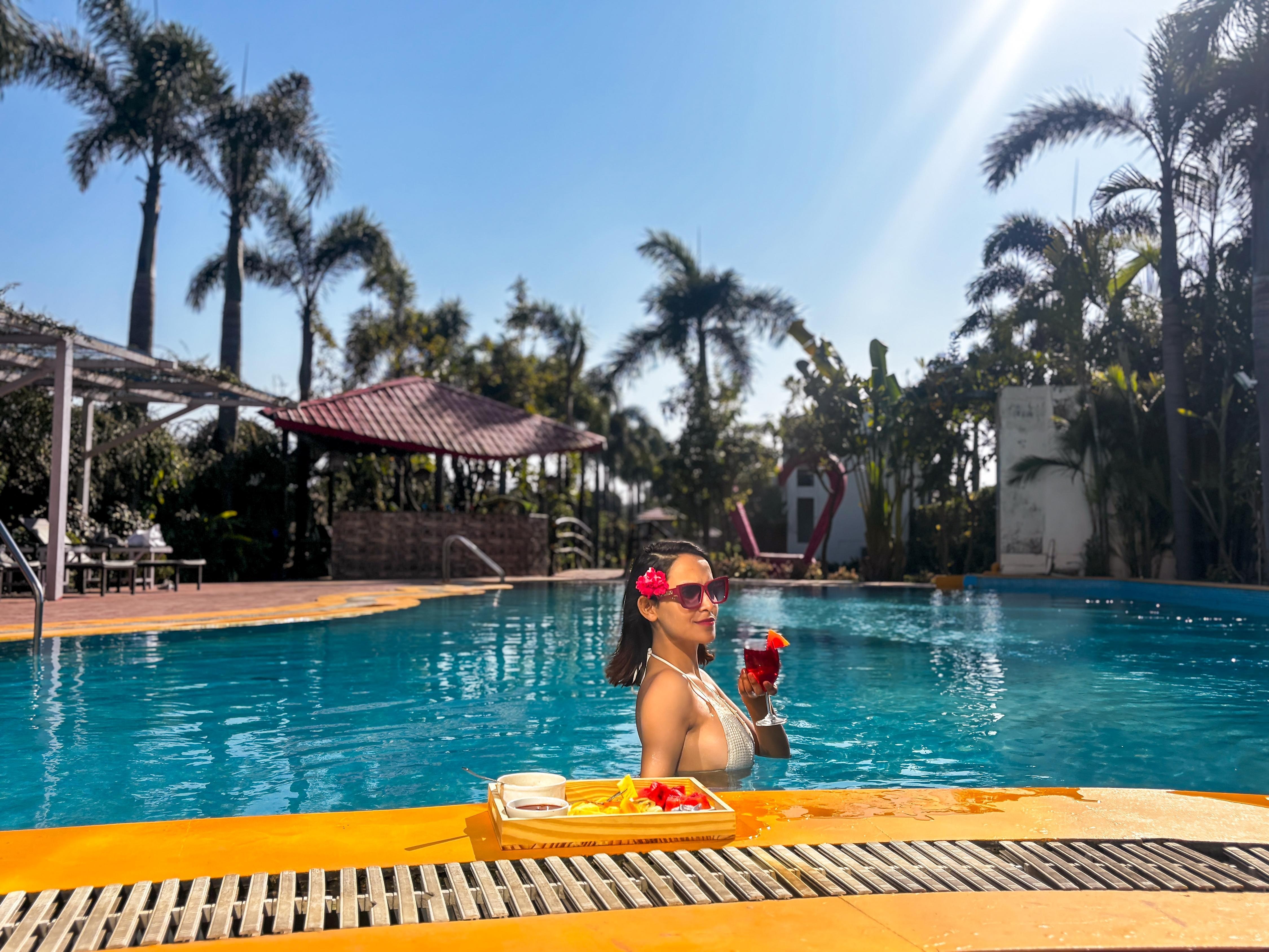 The Neeraj River Forest Resort Wellness Center Swimming Pool