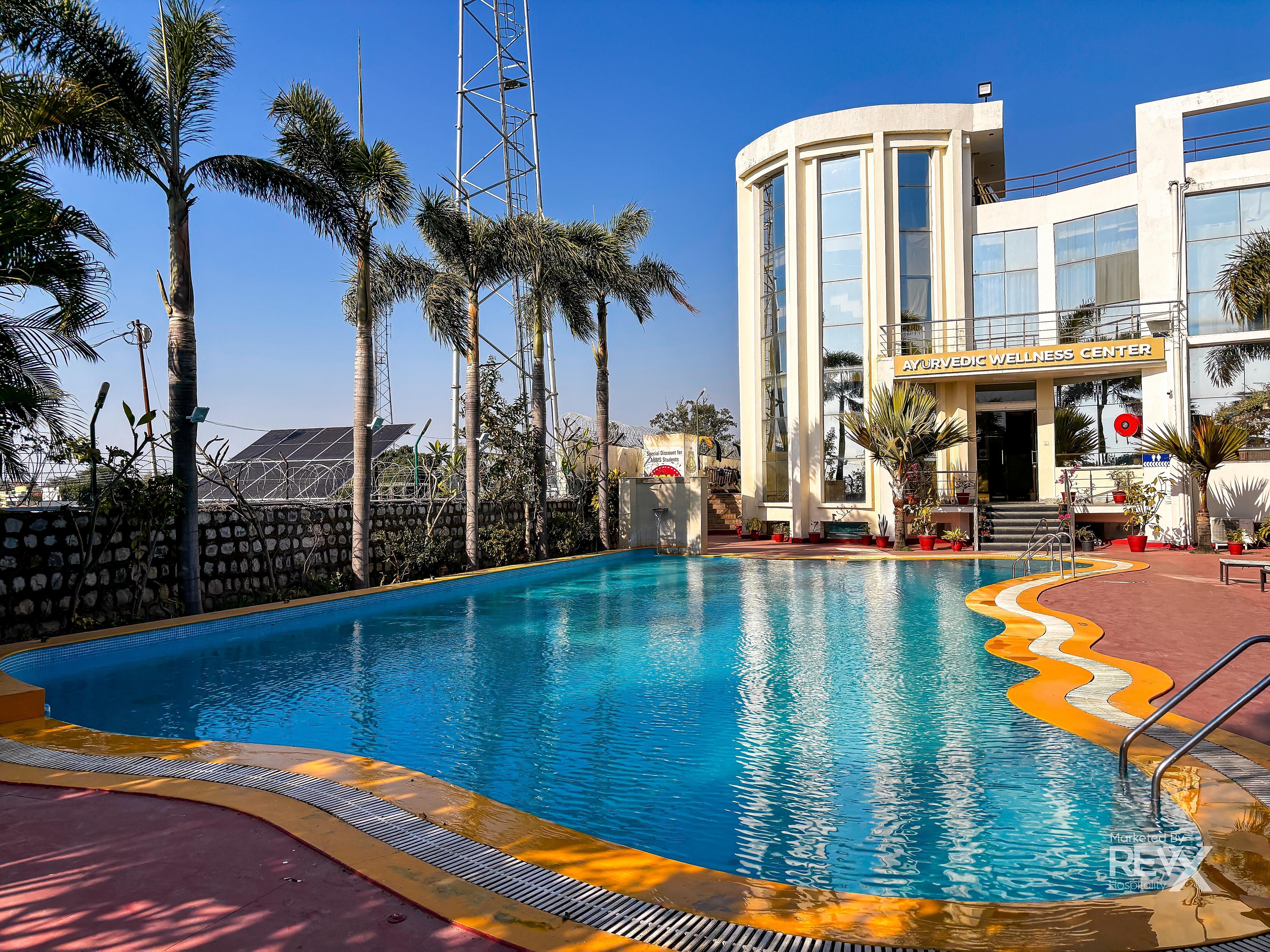 The Neeraj River Forest Resort Wellness Center Facade