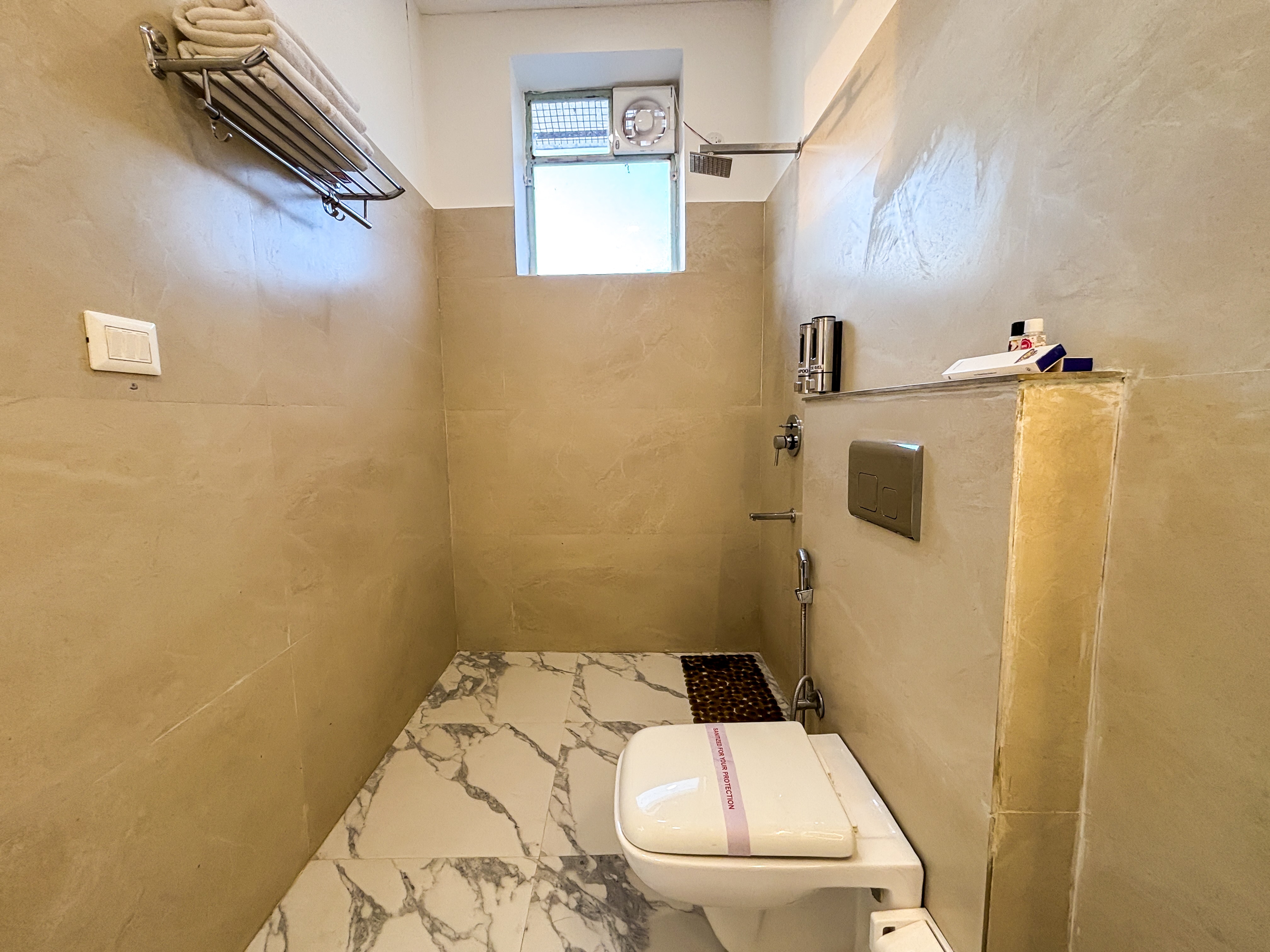 The Neeraj River Forest Resort Wellness Center Bathroom