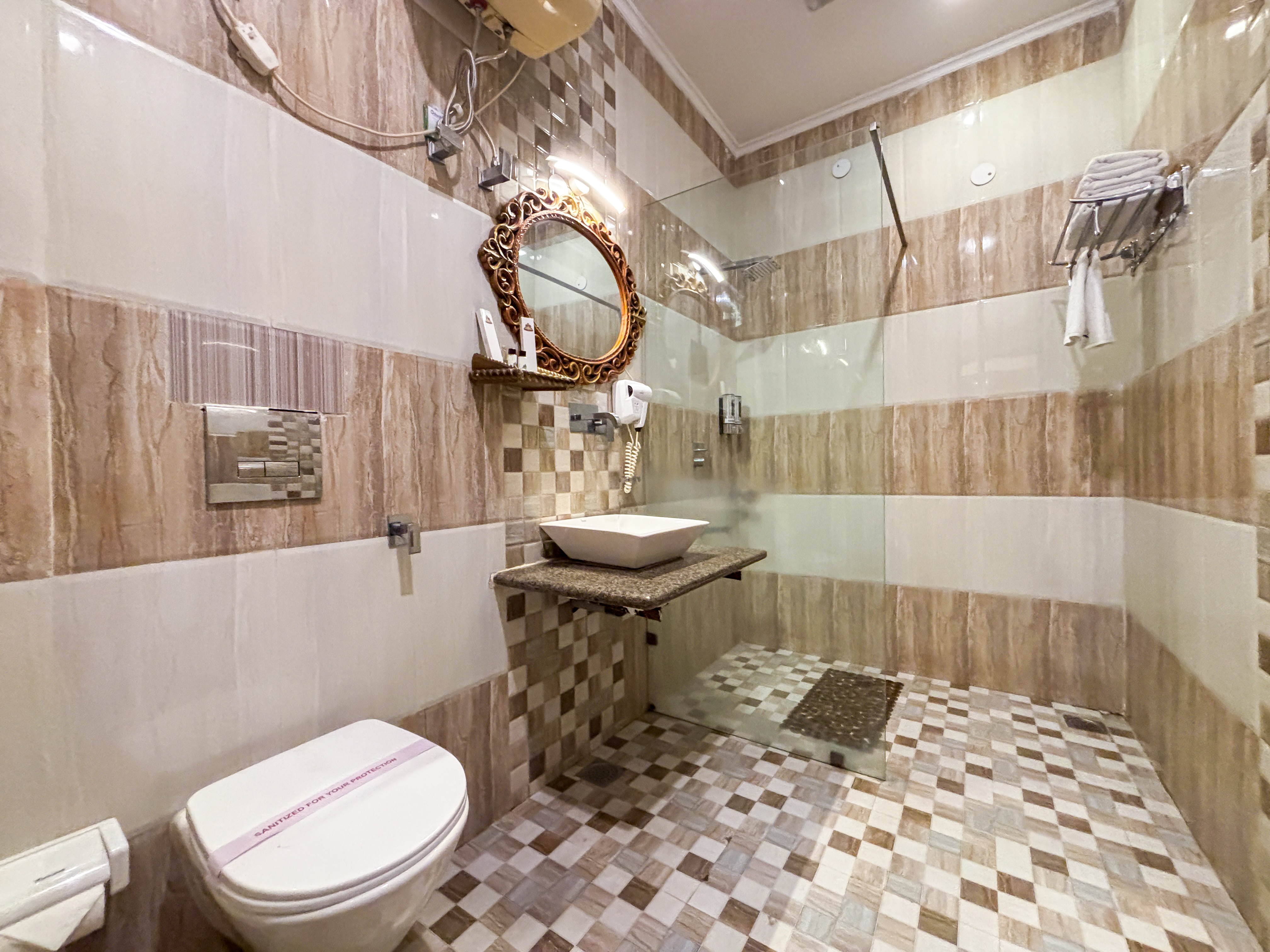 The Neeraj River Forest Resort Wellness Center Bathroom