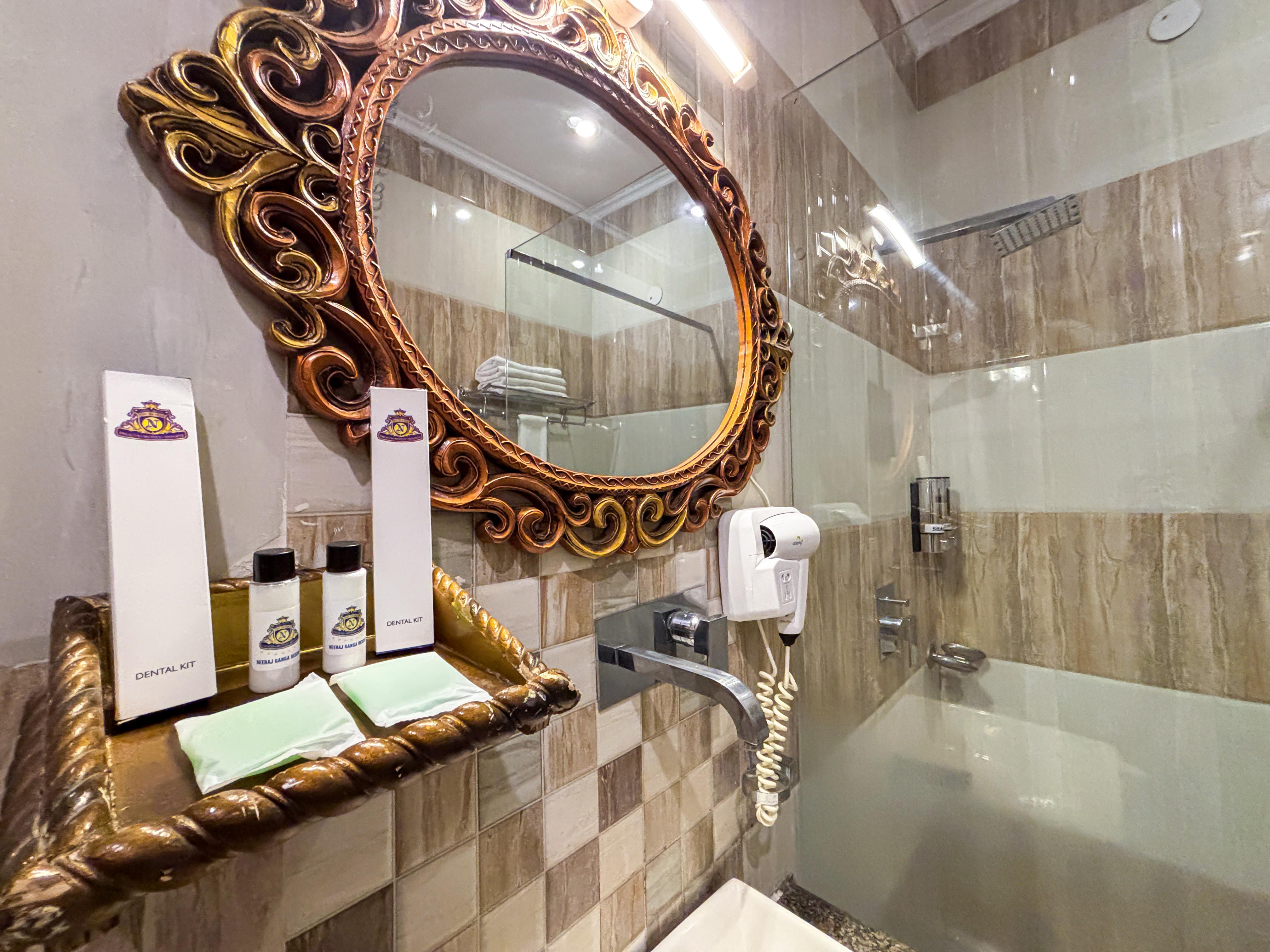 The Neeraj River Forest Resort Wellness Center Bathroom