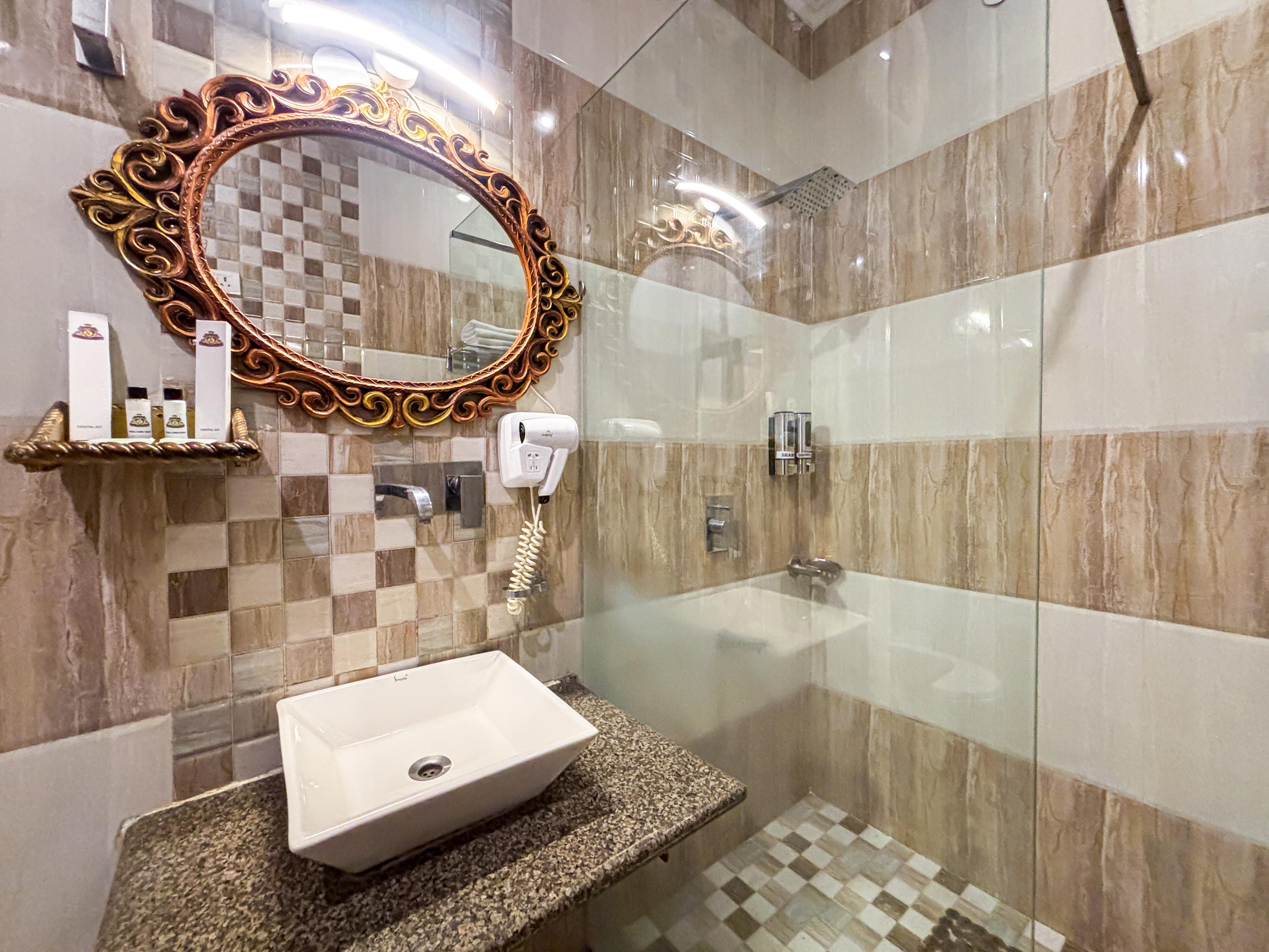 The Neeraj River Forest Resort Wellness Center Bathroom