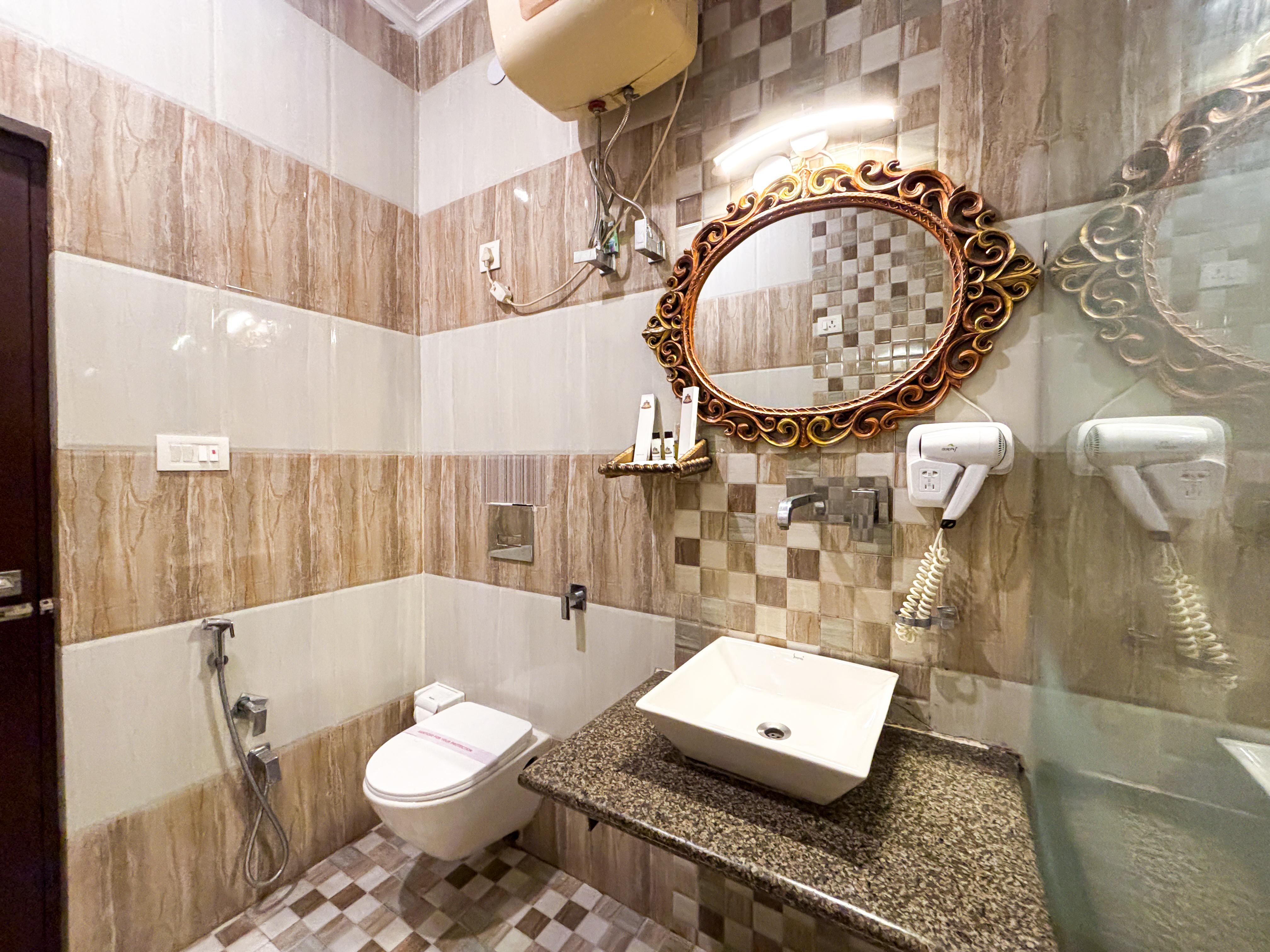 The Neeraj River Forest Resort Wellness Center Bathroom