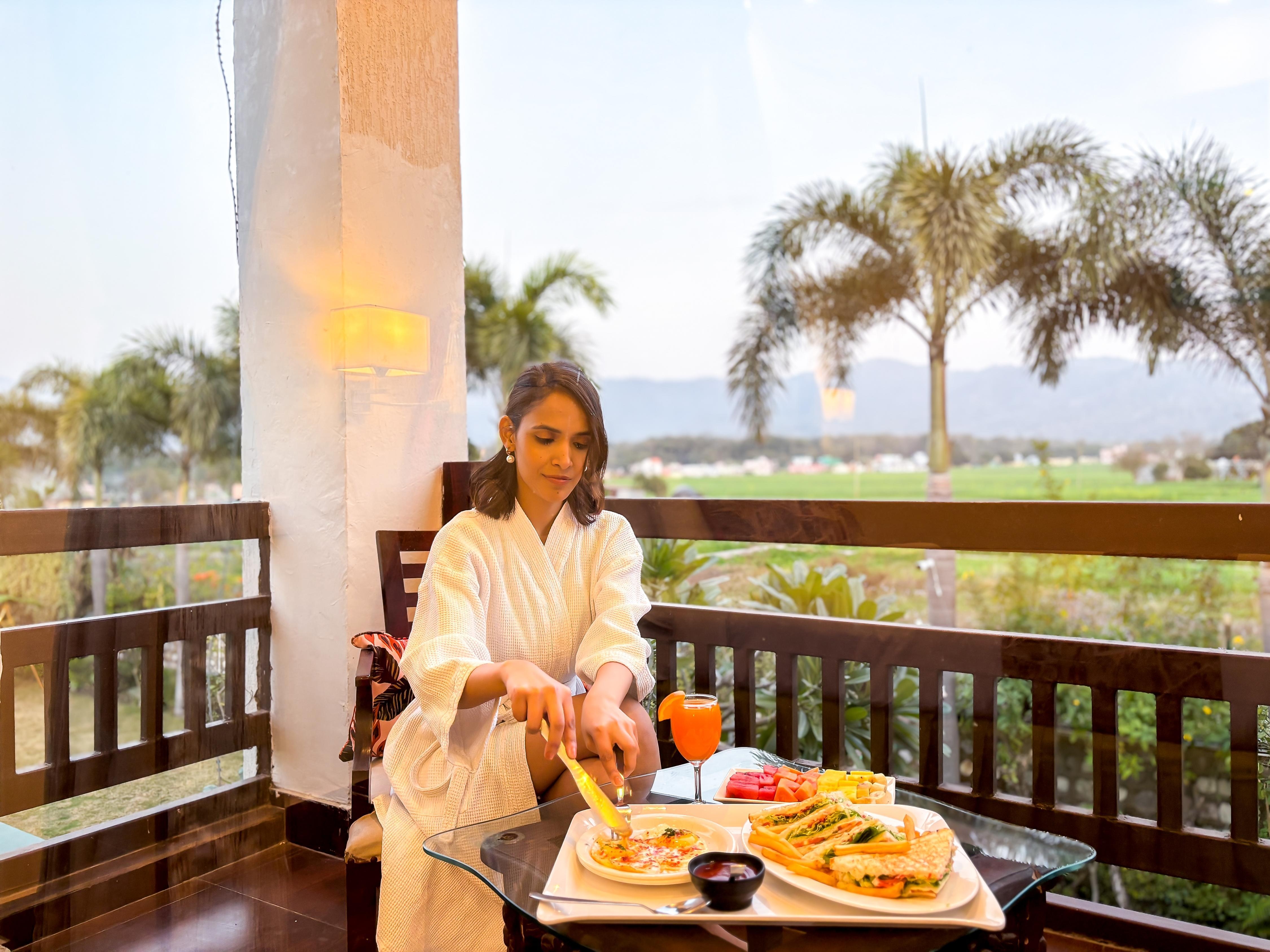 The Neeraj River Forest Resort Wellness Center Views