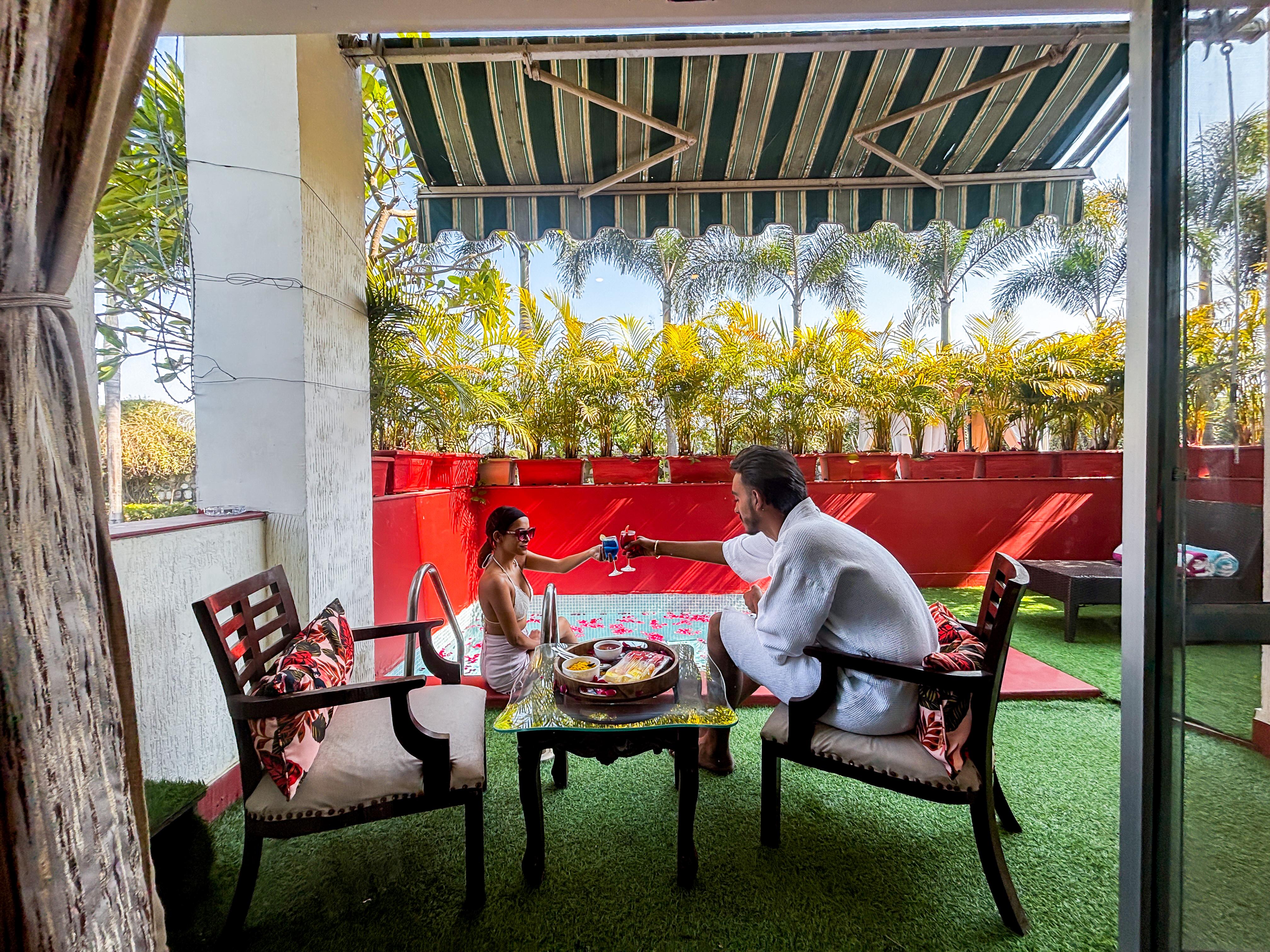 The Neeraj River Forest Resort Wellness Center Views