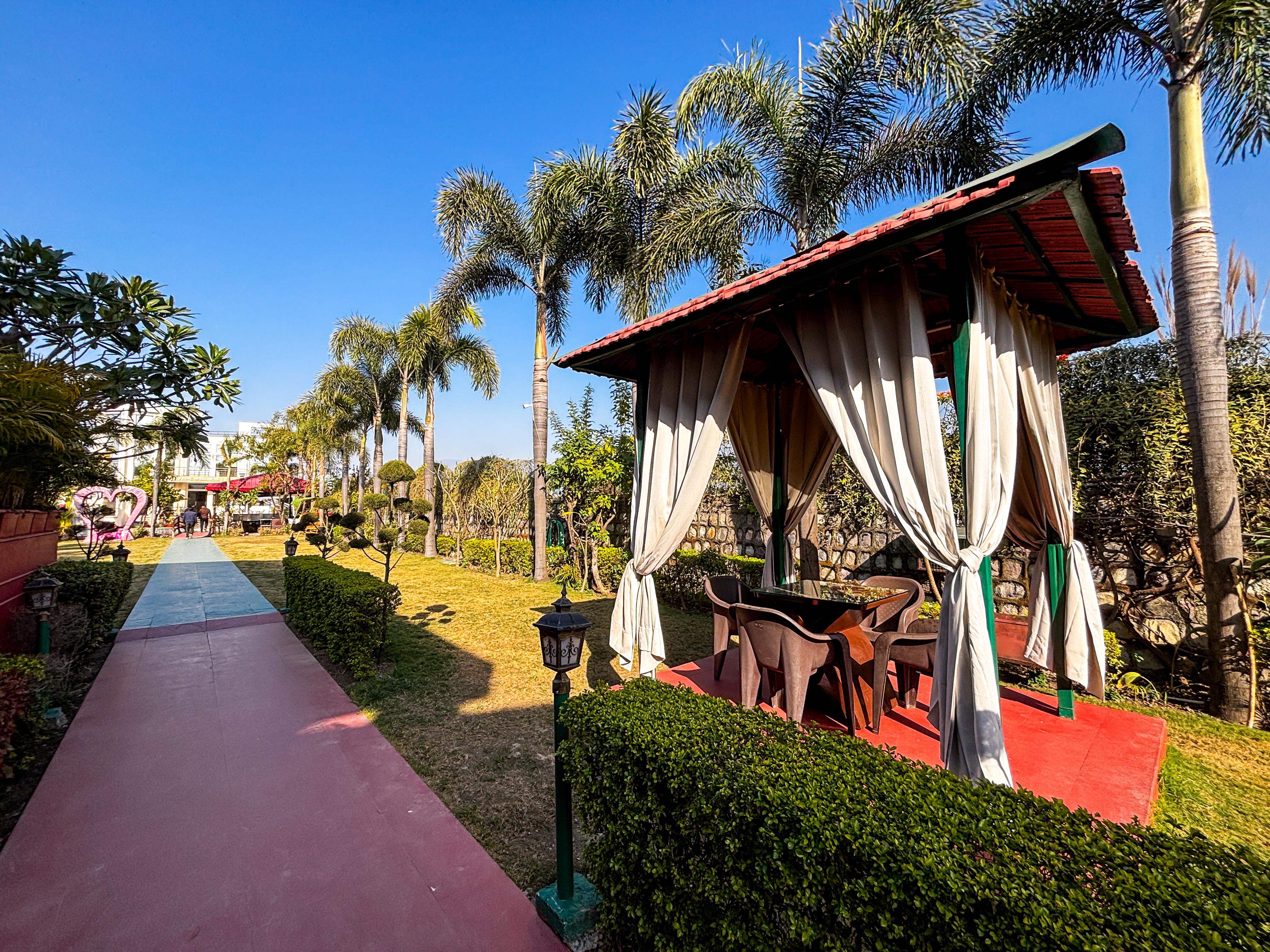The Neeraj River Forest Resort Wellness Center Garden