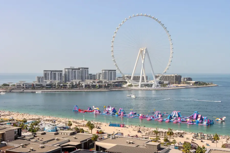 Upgraded 1B with Beach Access and Ain Dubai Views, Dubai
