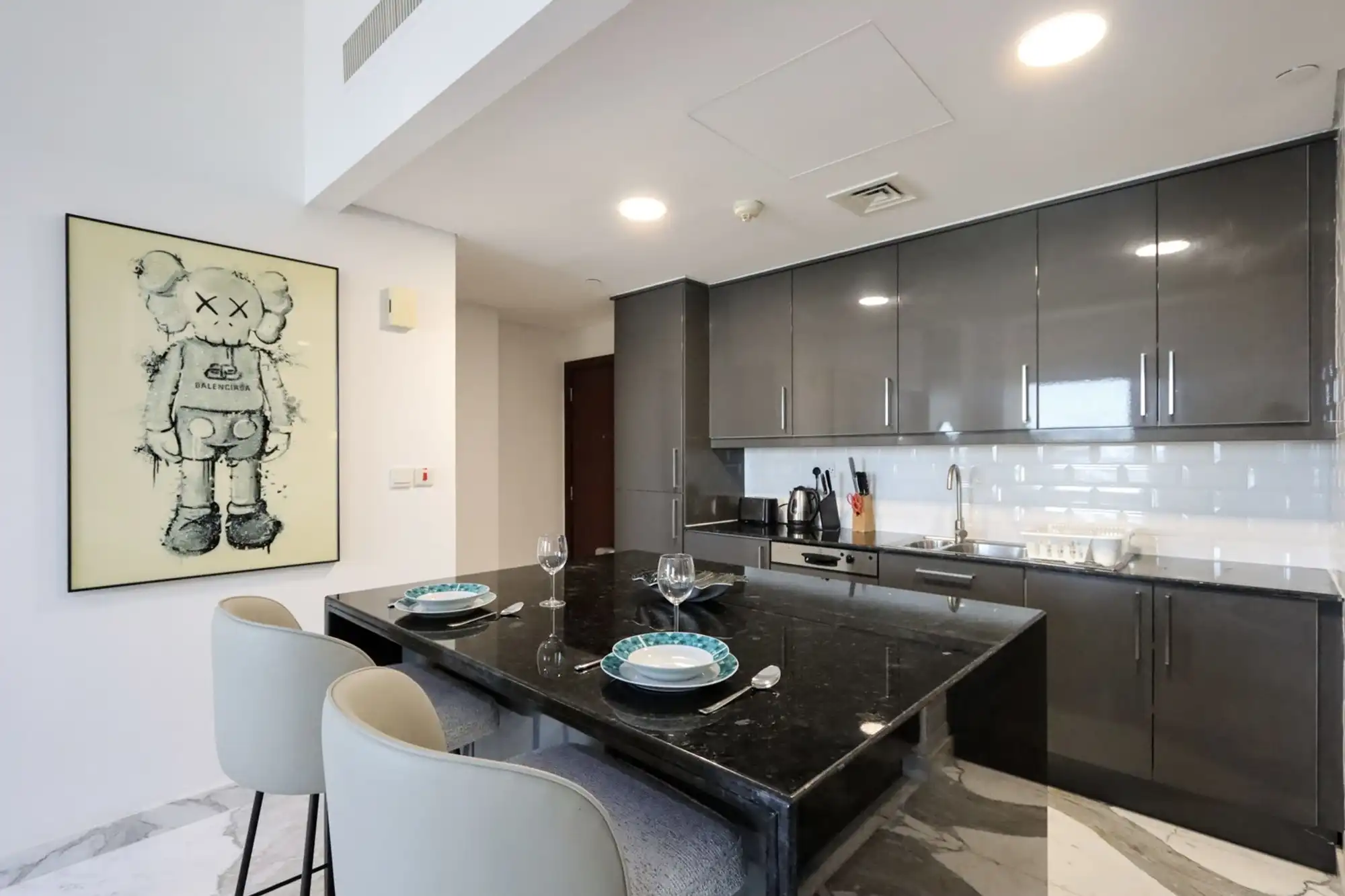 Upgraded 1B with Beach Access and Ain Dubai Views, Dubai