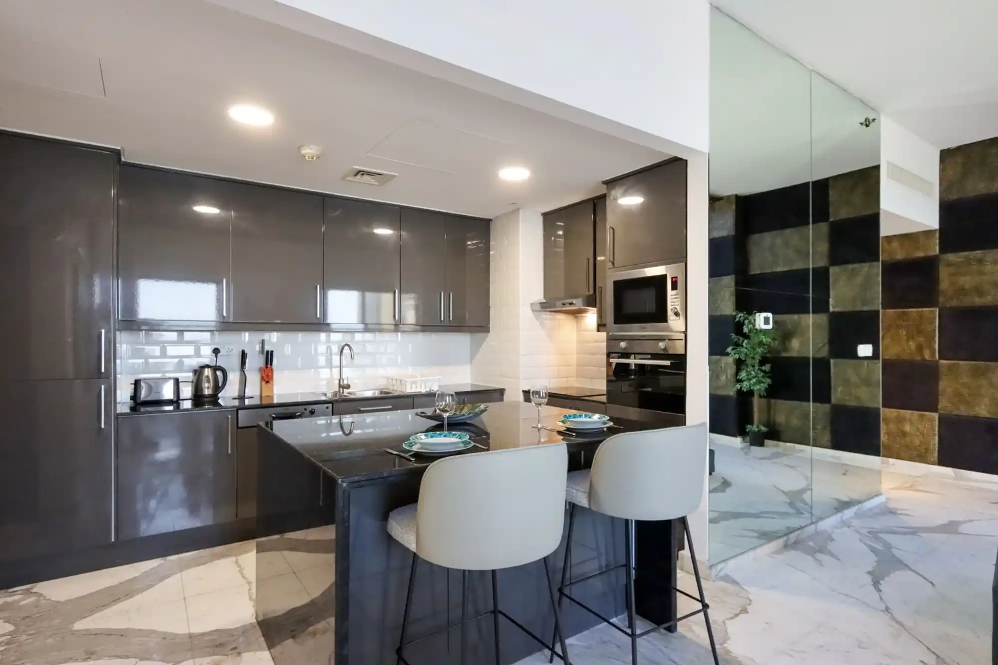 Upgraded 1B with Beach Access and Ain Dubai Views, Dubai