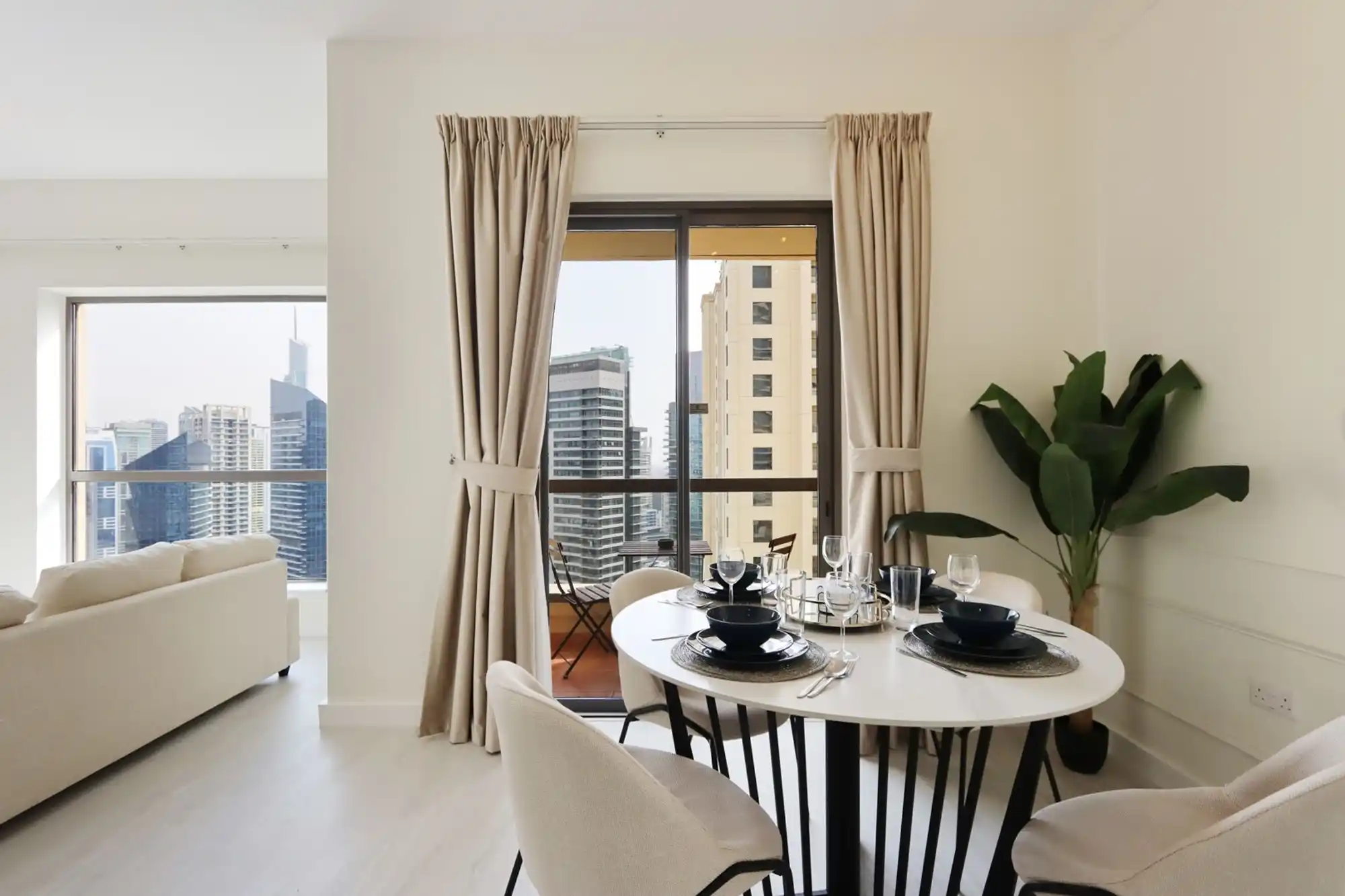 Upgraded 1BHK with Stunning Marina Views, Dubai