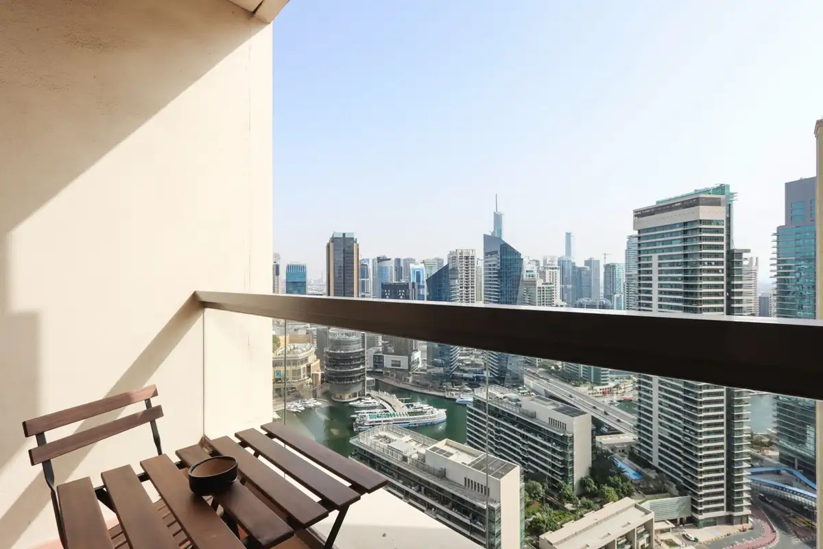 Upgraded 1BHK with Stunning Marina Views, Dubai