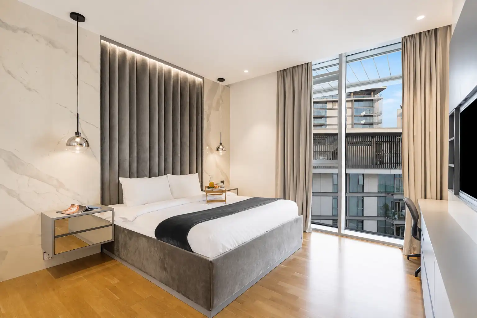 Upgraded 2BR + Maid's Room with Sea View, Dubai