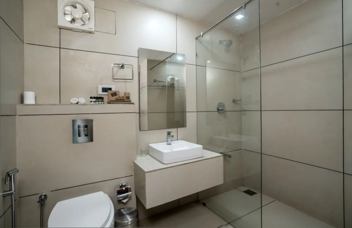 Vythiri Village Bathroom